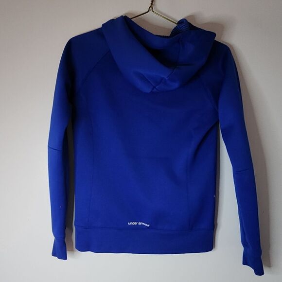 UNDER ARMOUR Hoodie Sweatshirt XStorm  & Loose T-shirt Blue Red Cold Gear  XS - Picture 2 of 6